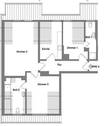 Grundrissplan - 3 Zimmer Etagenwohnung in Fürth