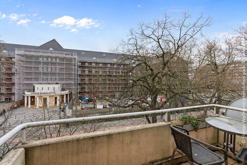 Balkon (3,18 Quadratmeter Grundfläche) mit Ostausrichtung. - 2 Zimmer Etagenwohnung in Bremen