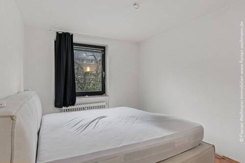 Schlafzimmer (14,16 Quadratmeter) mit Ostausrichtung. - 