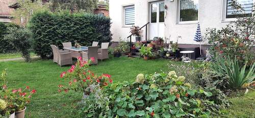 Garten mit Blick auf WE - 