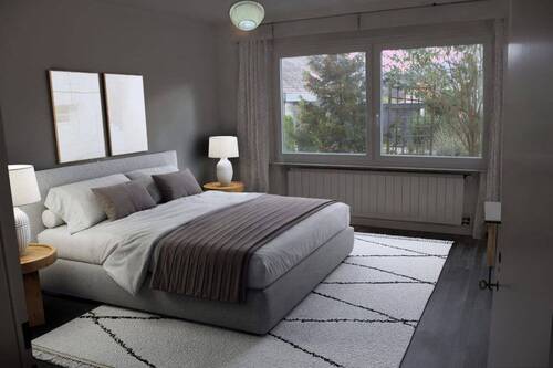Visualisierung - Schlafzimmer - 2 Zimmer Etagenwohnung zur Miete in Waldstetten