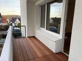 Balkon mit Bangkirai-Boden - 