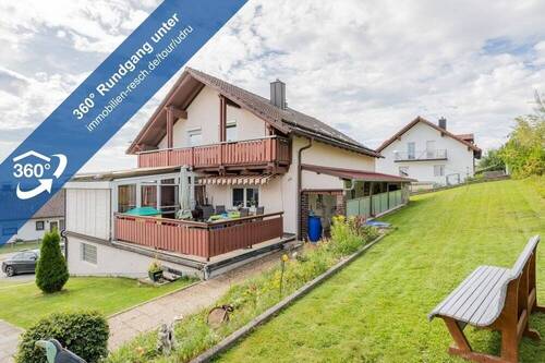 360°-Rungang Außenansicht - Büchlberg: Haus mit 2 Wohnungen
