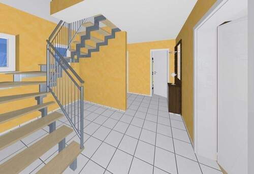 Haus Janette Flur mit Treppe - 