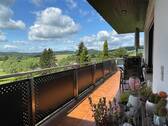 Balkonblick - 7 Zimmer Einfamilienhaus in Biebertal / Fellingshausen