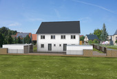 DH Janic Woffenbach Eingang_3D.png - Doppelhaushälfte mit 144,00 m² in Neumarkt in der Oberpfalz zum Kaufen