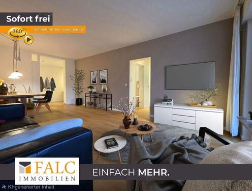 Wohn-Esszimmer - Bezugsfertige 4-Zimmer Wohnung mit Aufzug und guter Anbindung