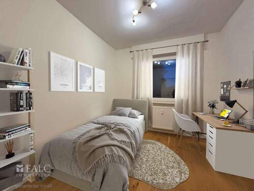 Schlafzimmer 2 - Etagenwohnung mit 98,00 m&sup2; in Oberursel zum Kaufen