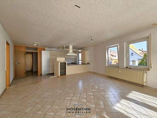 Wohnzimmer und Küche - 