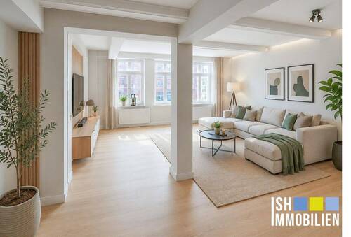Visualisierung Wohnzimmer - Schöne 2 - Zimmer Wohnung - direkt in der Innenstadt!