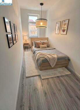 Schlafzimmer - Eintichjtungsbeispiel - 3 Zimmer Etagenwohnung zur Miete in Leipzig