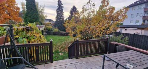 Terrasse - 7 Zimmer Mehrfamilienhaus, Wohnhaus zum Kaufen in Langen