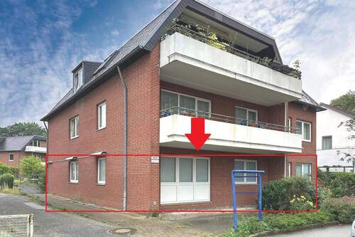 Straßenansicht seitlich - Büro in Lübeck zum Kaufen