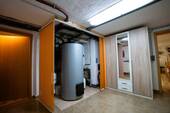 Haustechnik im Untergeschoss - 