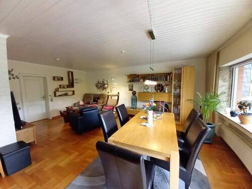 Wohnzimmer mit Terrassenausgang WE EG - Mehrfamilienhaus, Wohnhaus mit 251,00 m² in Köln / Heimersdorf zum Kaufen