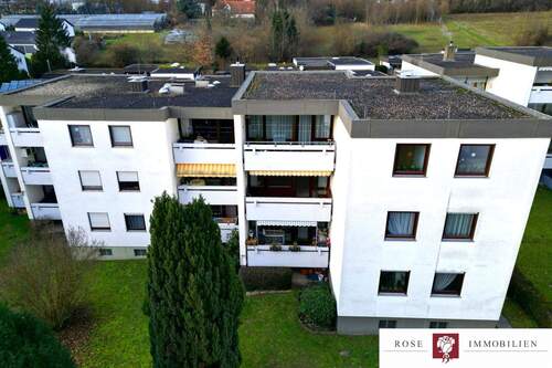 Drohnenansicht Balkon - Etagenwohnung mit 73,00 m&sup2; in Waiblingen zum Kaufen
