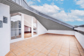 Dachterrasse teilweise überdacht - 