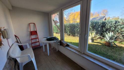 Windfang mit neuen Fenstern - 