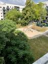Ausblick vom Balkon in Richtung Innenhof - 