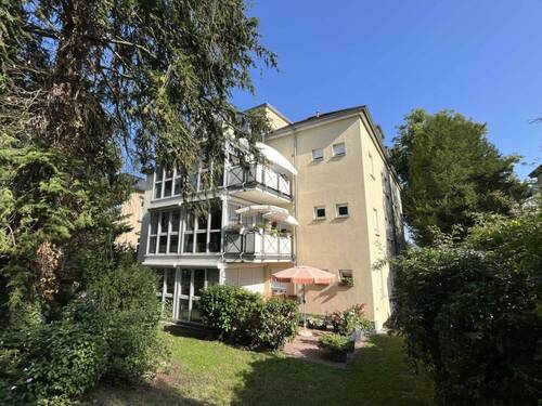 Gartenansicht - Dresden: 3 Zi.-Wohnung mit Aufzug in Blasewitz