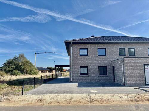 Ansicht Links - Obergeschosswohnung KFW 40 Neubau in 49584 Fürstenau zu verkaufen!