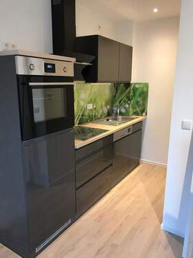 Küchenzeile - Frisch renoviertes kleines 1-Zimmer-Apartment in Fulda - Stadtmitte