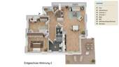 Grundriss Wohnung 2 - 