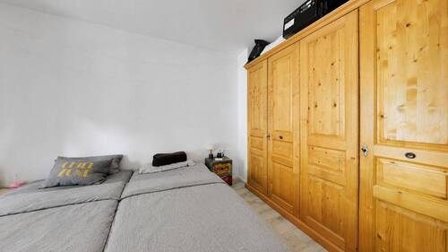 Schlafzimmer - Etagenwohnung mit 53,90 m&sup2; in Augsburg zum Kaufen