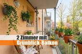 mit Grünblick-Balkon - wunderschöne 2 Zimmer auf dem Kaßberg mit Balkon und Tageslichtbad