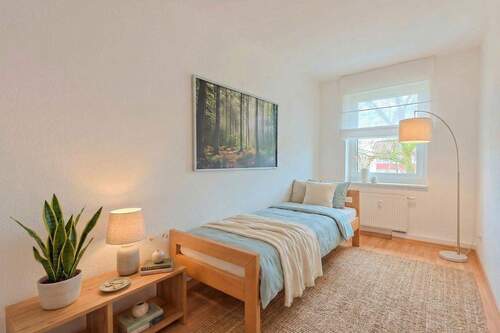 Schlafen-(Einrichtung visualisiert) - 1 Zimmer Etagenwohnung in Chemnitz