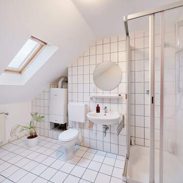 Tageslichtbad im Dachgeschoss - 