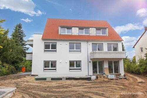 Hausansicht - PROVISIONSFREI: 2 Zi. Neubau ETW mit Terr. im 5 Fam.Hs. N-Nord, Großgründlach Wohnung kaufen