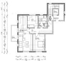 Grundrissplan - 3 Zimmer Etagenwohnung in Nürnberg