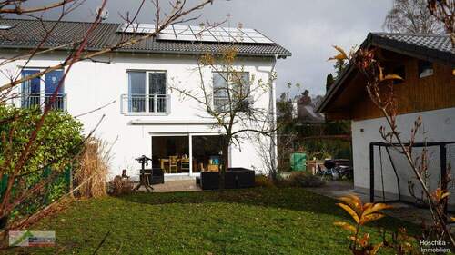 Südseite - 6 Zimmer Doppelhaushälfte in Bernried am Starnberger See