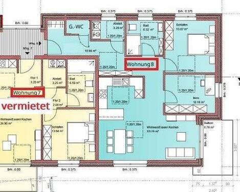 1.Etage Whg. 8 frei - 