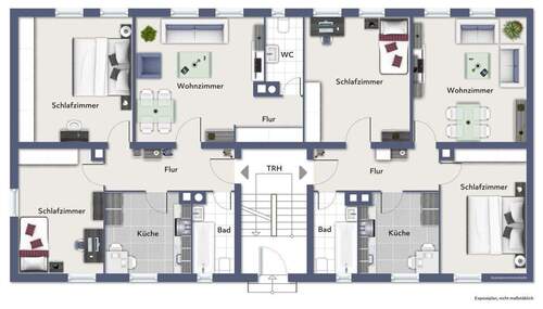 EG beispielmöbliert - 