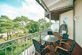 Der sonnige Balkon zur Strandpromenade - 