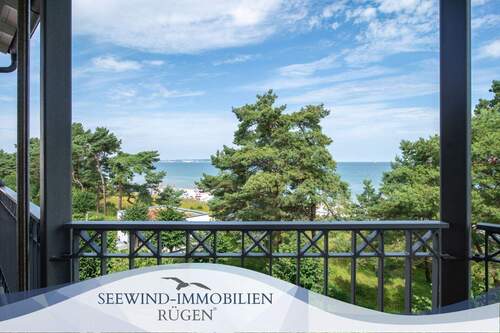 Unverbaubarer Meeresblick - Ferienwohnung mit Fahrstuhl im Ostseebad Binz auf der Insel Rügen - Unverbaubarer Meeresblick - Ferienwohnung mit Fahrstuhl im Ostseebad Binz auf der Insel Rügen