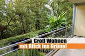 Groß Wohnen mit Blick ins Grüne! - Gemütliche 2 Zimmer mit geräumigen Wohnzimmer und Küche mit Fenster - direkt am Stadtpark mit Balkon!