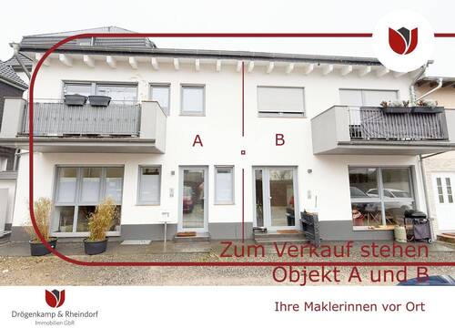Zum Verkauf: 2 Haushälften A und B - Haushälfte B mit Stellplatz in SG-Gräfrath – Nähe Zentrum – Effizienzklasse A
