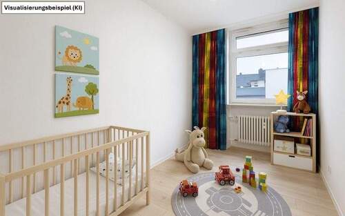 Kinderzimmer / KI-Einrichtungsvorschlag - 