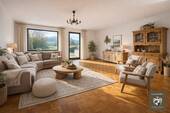 Wohnen_virtuell_möbliert - 5 Zimmer Doppelhaushälfte zum Kaufen in Prien am Chiemsee / Bachham