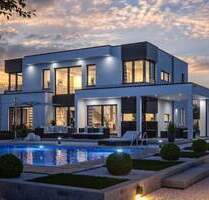 Design-Traumhaus mit Blick auf die Burg - Haßmersheim