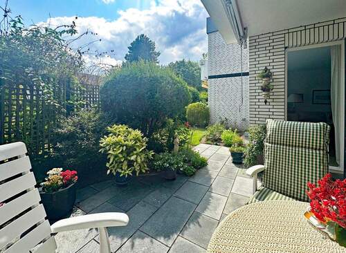 Terrasse - 3 Zimmer Etagenwohnung in Hamburg