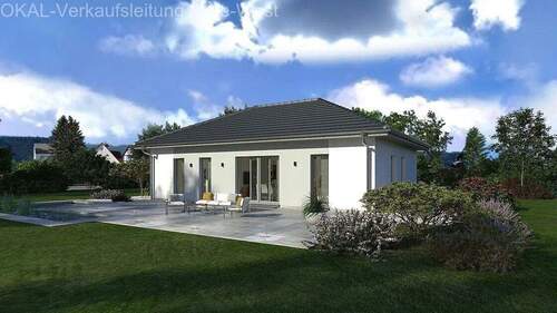 Bungalow 1 Walmdach Ansicht 2 - Bungalow mit 214,00 m&sup2; in Schriesheim zum Kaufen