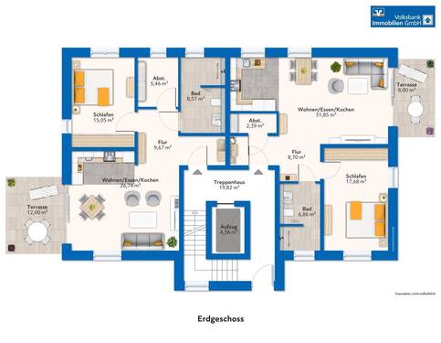 Erdgeschoss - Etagenwohnung mit 68,50 m² in Niederkrüchten zum Kaufen
