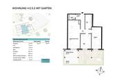 Wohnung H2.0.2 mit Garten - 