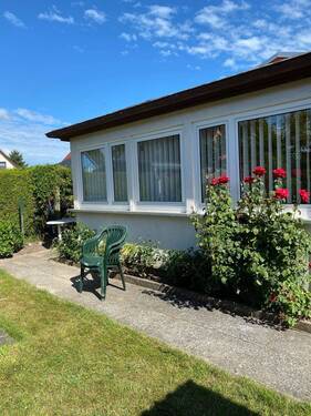 Hausansicht - Bungalow am Greifswalder Bodden zu verkaufen !