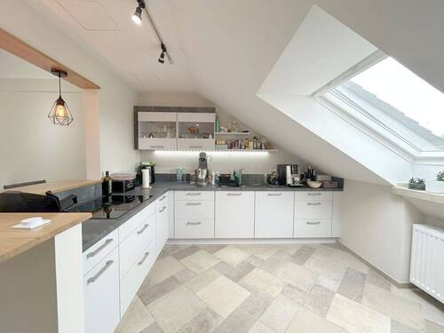 Küche mit Bora Dunstabzug - 