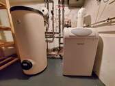 Gasheizung mit Warmwasserspeicher - 